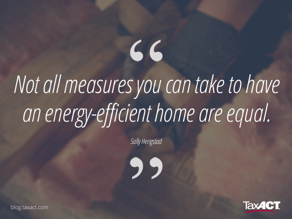 Energy-Efficient Home - TaxACT