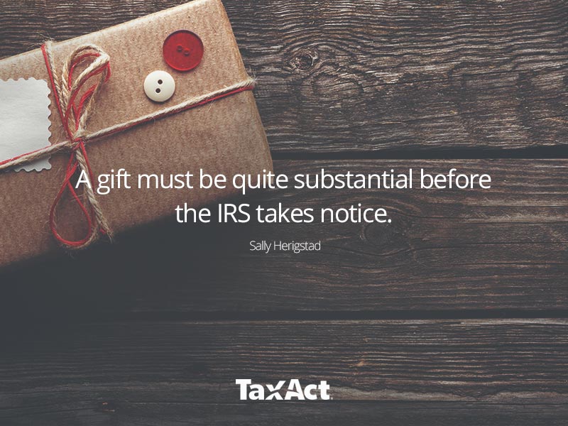 Are gifts taxable in the U.S.?