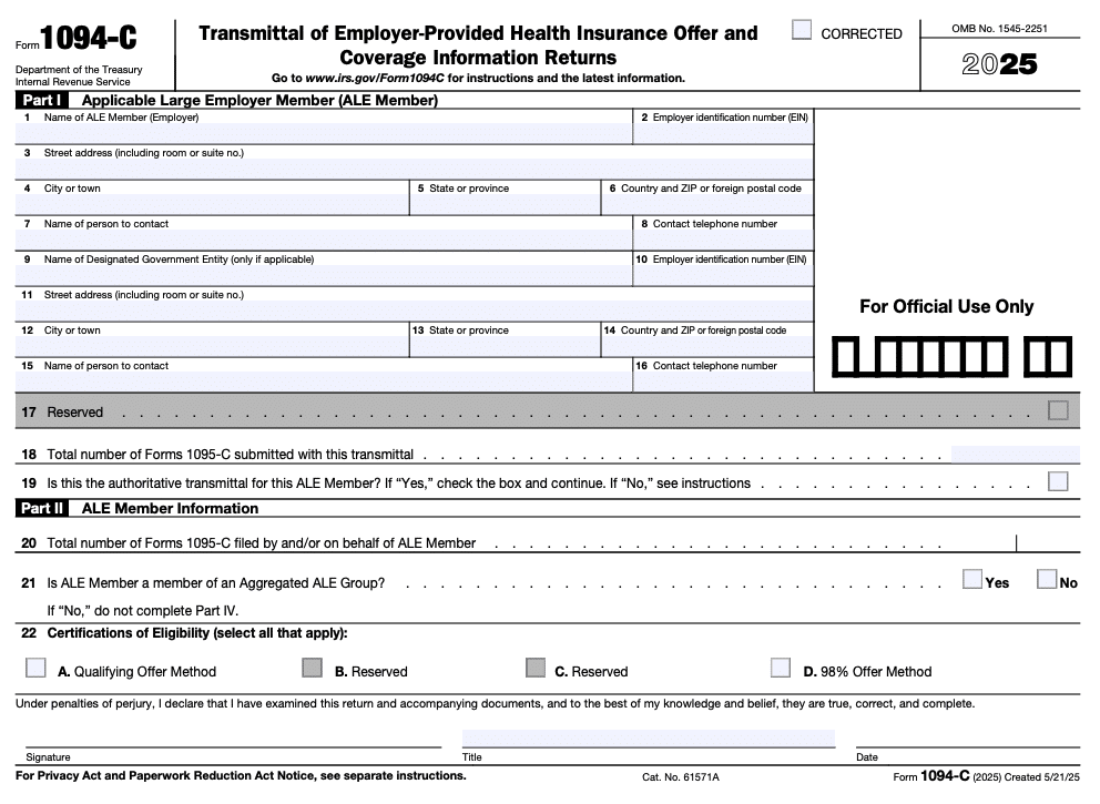 IRS 1094-C