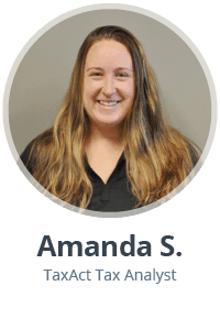 Amanda S. - TaxAct Tax Analyst