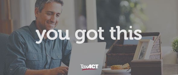 TaxAct "You Got This" weekly series poster