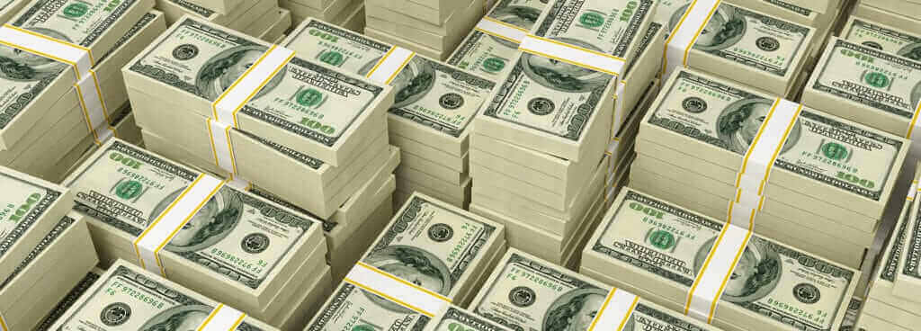 Stacks of money