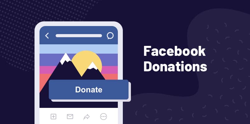 A template for facebook donations