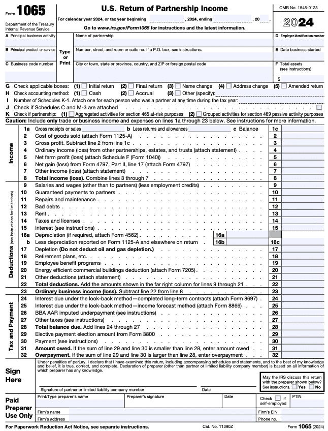 IRS Form 1065
