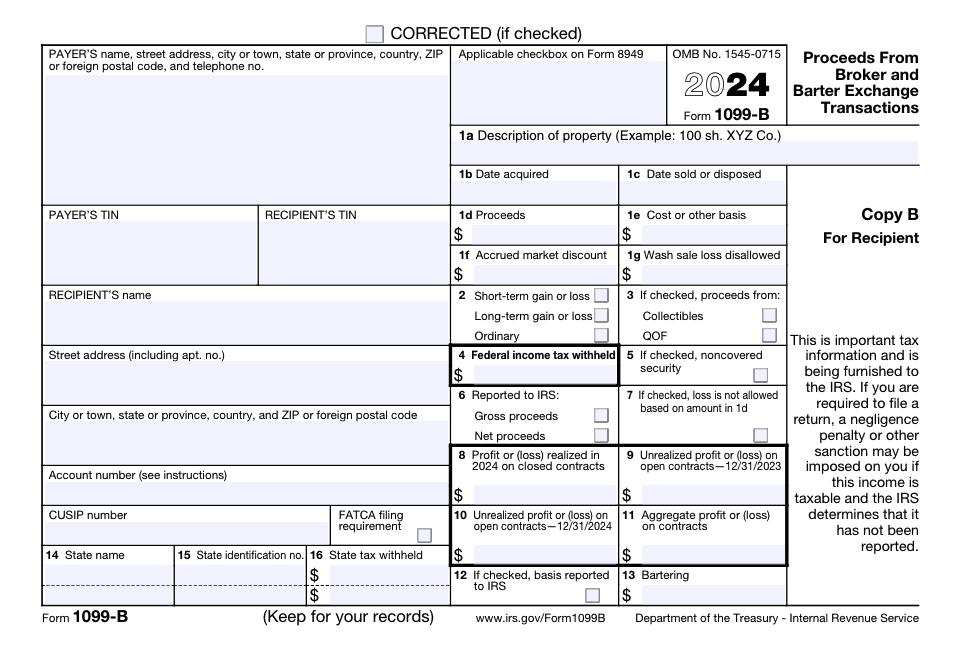 How To Use Form 1099-B For Stock Sales | TaxAct