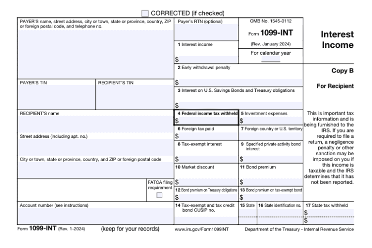 1099-INT Form: What Is It And How To Use It | TaxAct